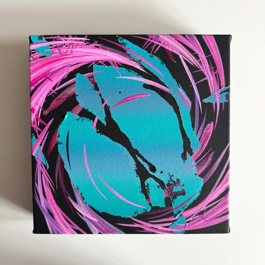 Michael Carini's unique portal paintings. Original contemporary abstract art in San Diego.