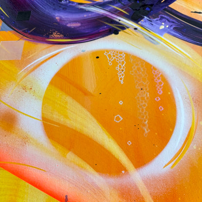 Stunning contemporary art by abstract artist and Acrylic Alchemist Michael Carini in Solana Beach