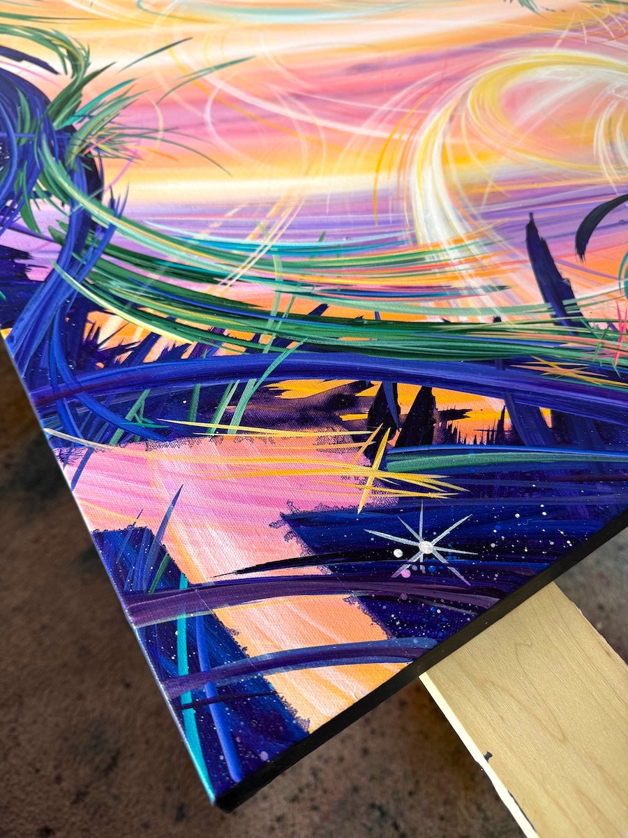 Stunning abstract art and acrylic paintings by must know artist Michael Carini of Carini Arts. Art you must invest in from rising artists in  Southern California.