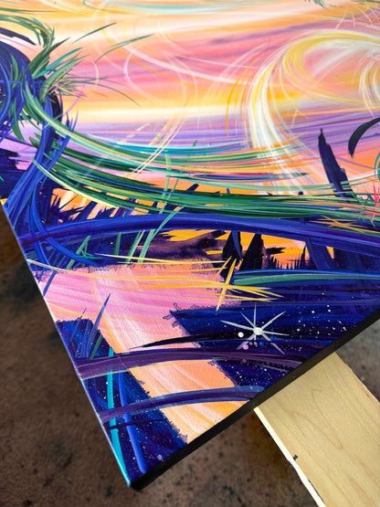 Stunning abstract art and acrylic paintings by must know artist Michael Carini of Carini Arts. Art you must invest in from rising artists in  Southern California.