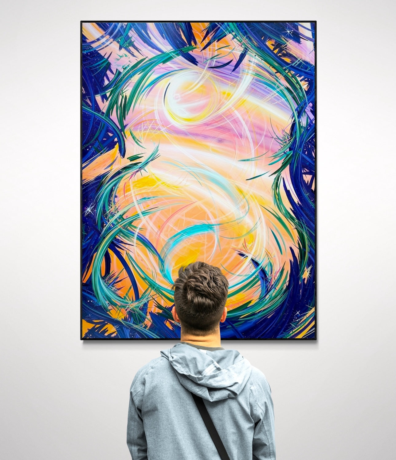 Stunning abstract art and acrylic paintings by must know artist Michael Carini of Carini Arts. Art you must invest in from rising artists in  Carmel Valley.