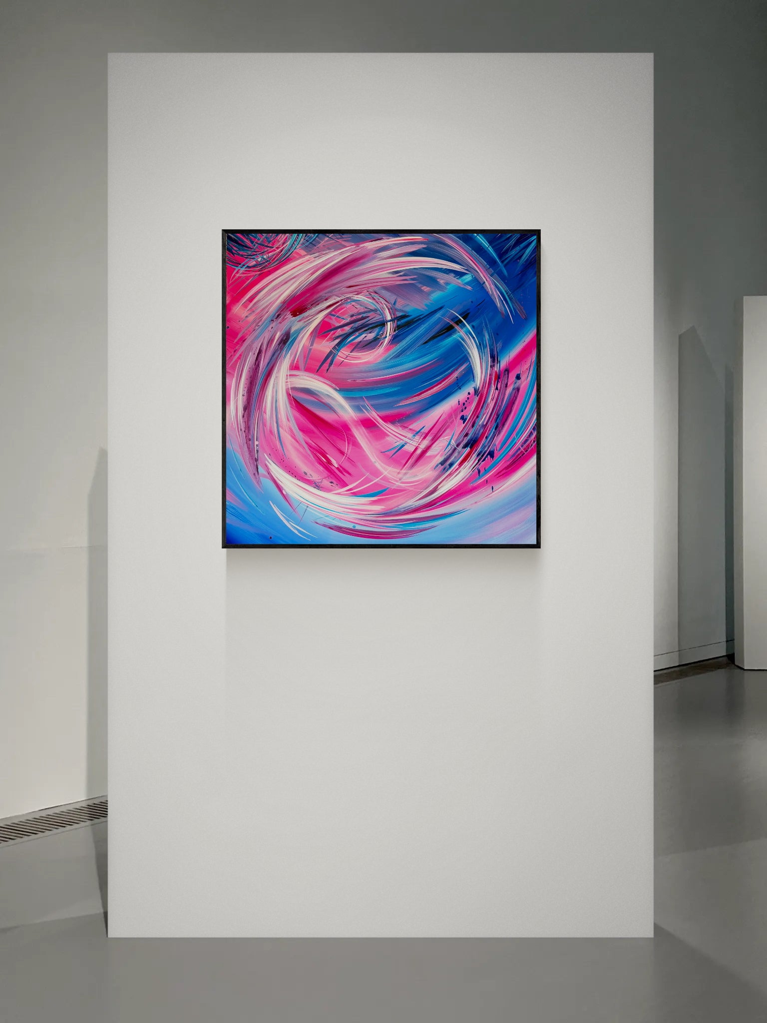 Michael Carini artwork inspired by traumatic brain injury. Unique contemporary abstract art in Miami, FL.