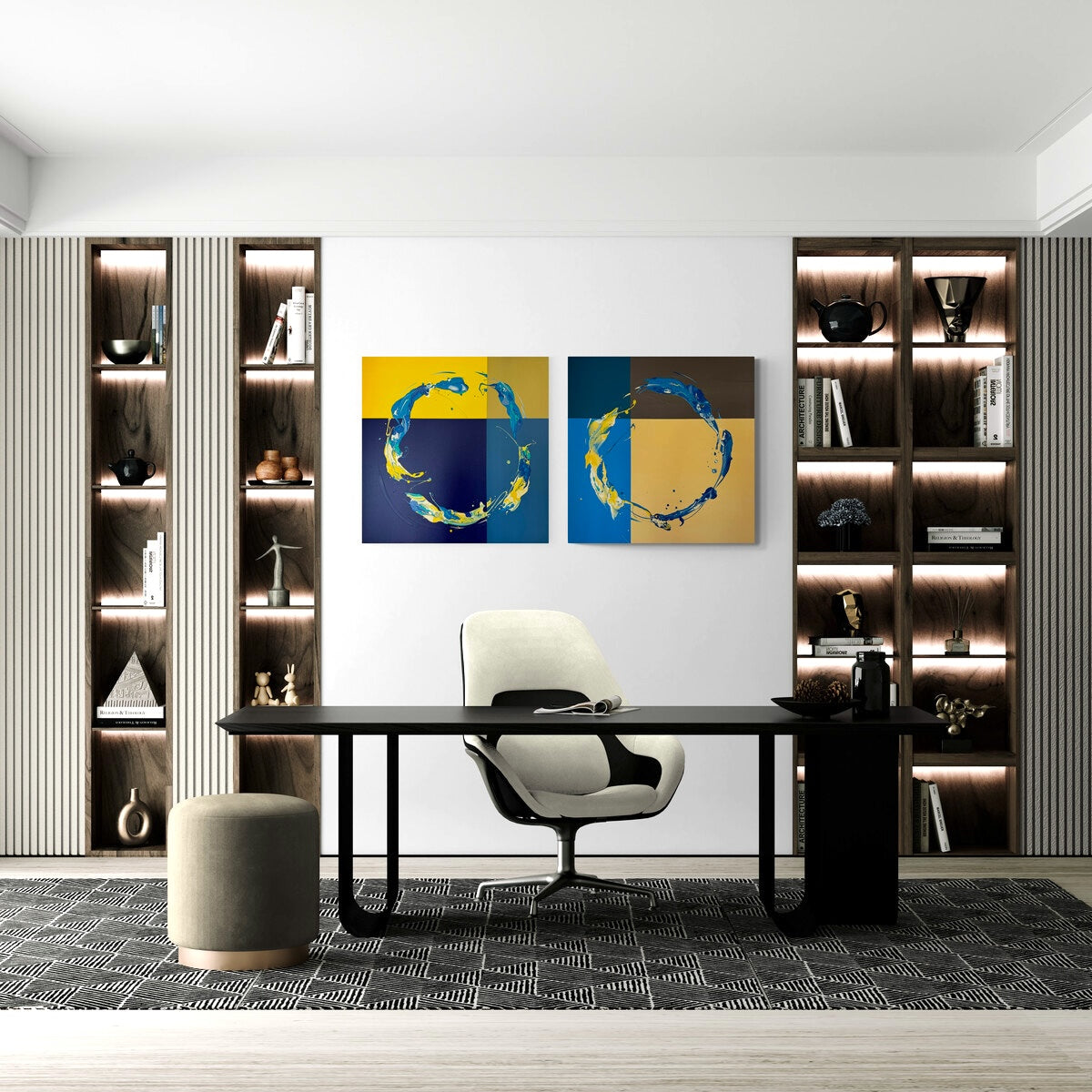 Michael Carini contemporary art for offices and businesses