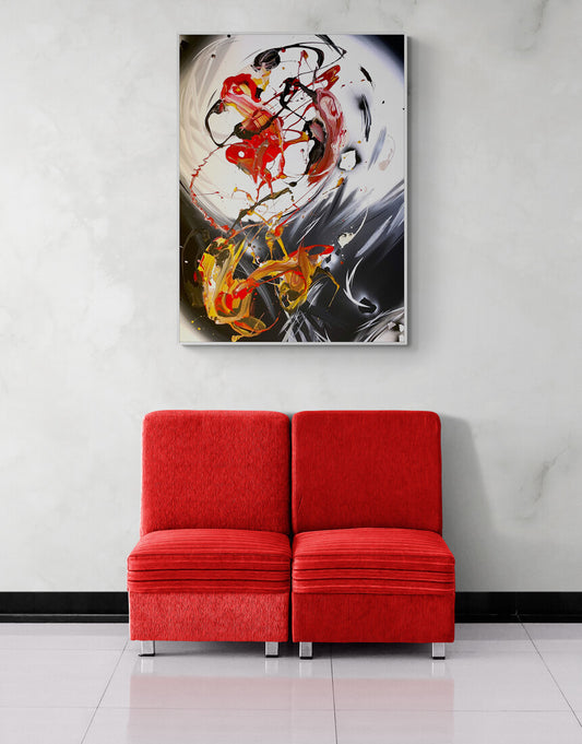 contemporary abstract art for hotels, hospitals, and restaurants from Michael Carini of Carini Arts