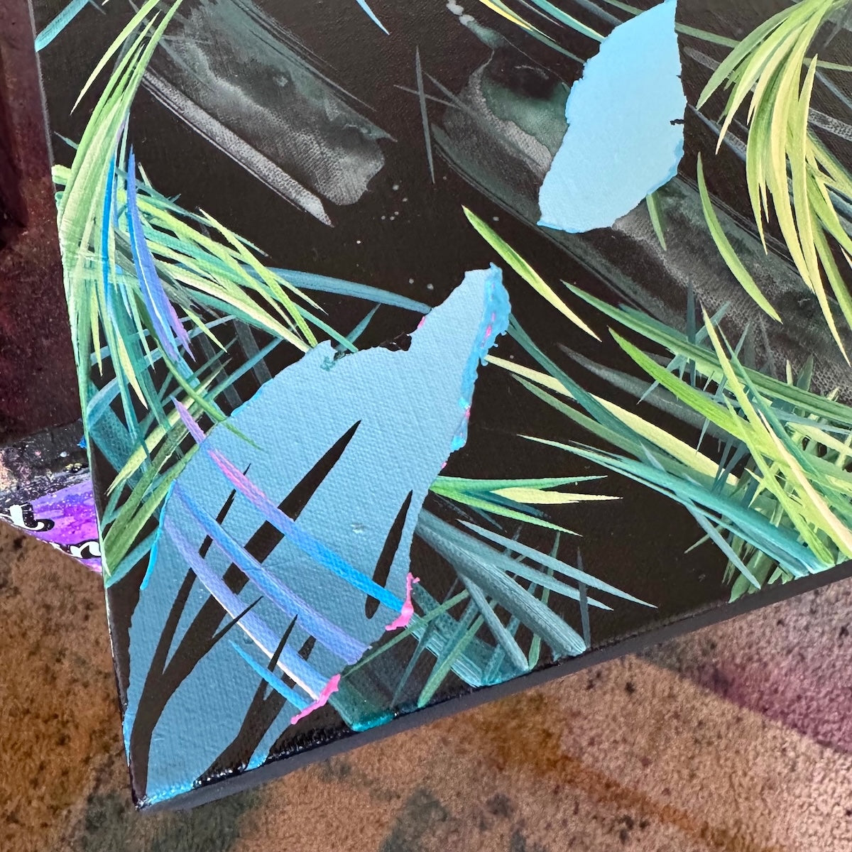Beautiful sunset art and abstract acrylic paintings by contemporary artist Michael Carini and Carini Arts in Socal