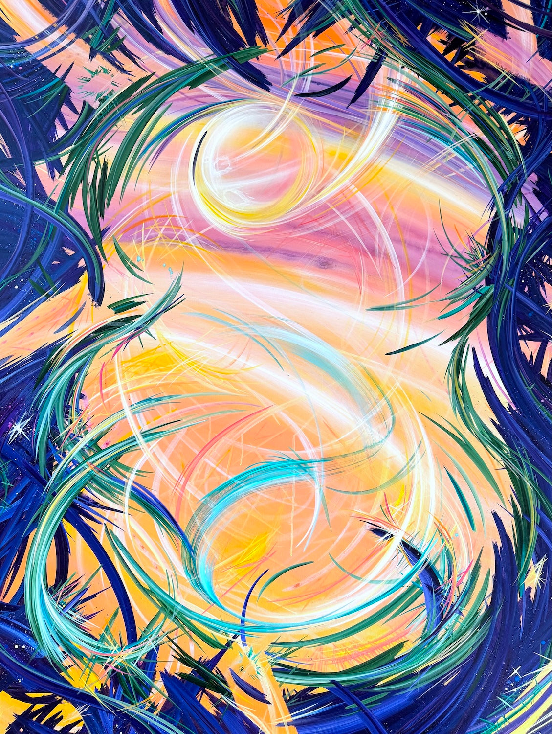 Stunning abstract art and acrylic paintings by must know artist Michael Carini of Carini Arts. Art you must invest in from rising artists in San Diego.