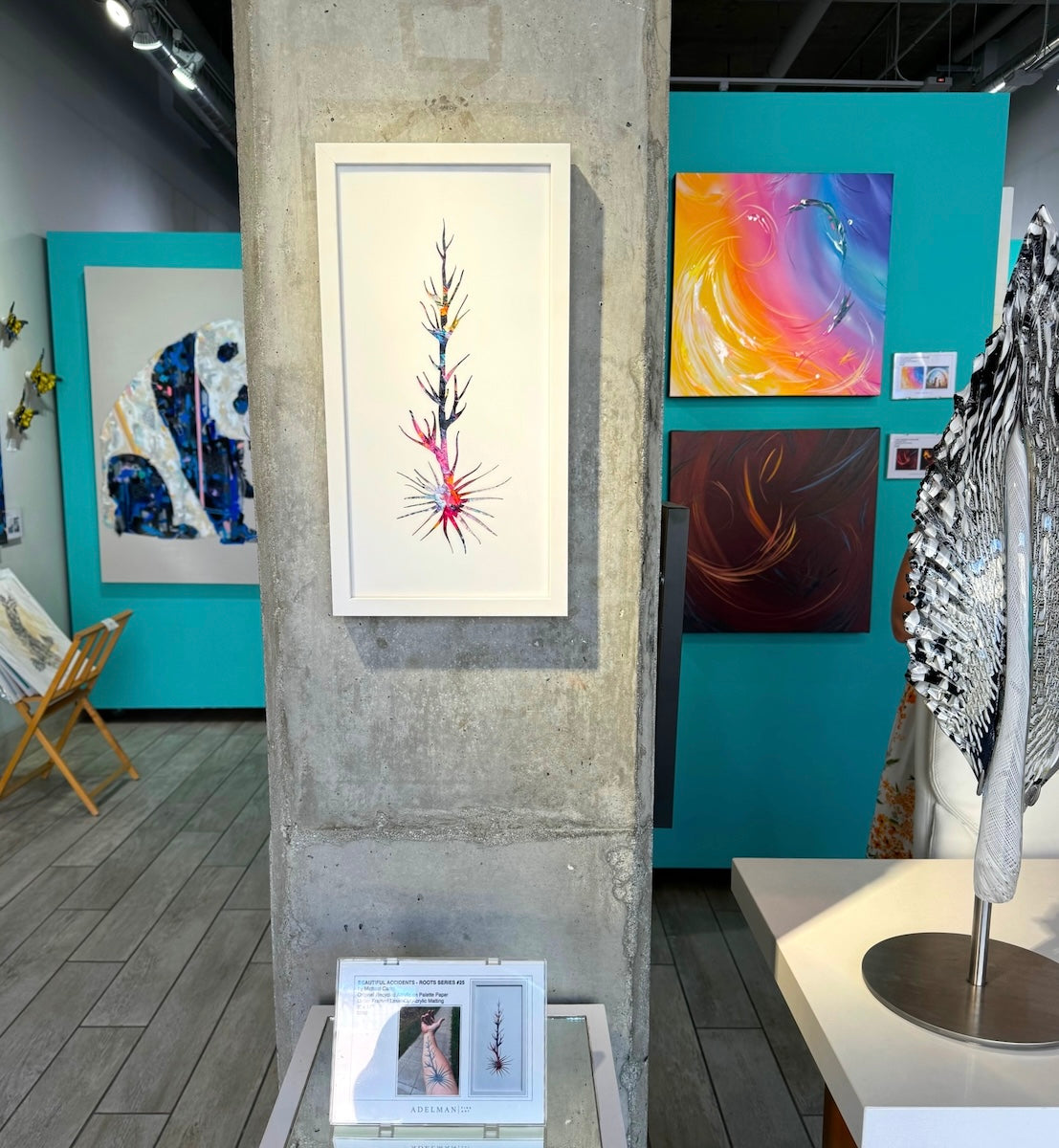 Michael Carini contemporary fine art on exhibit at Adelman Fine Art