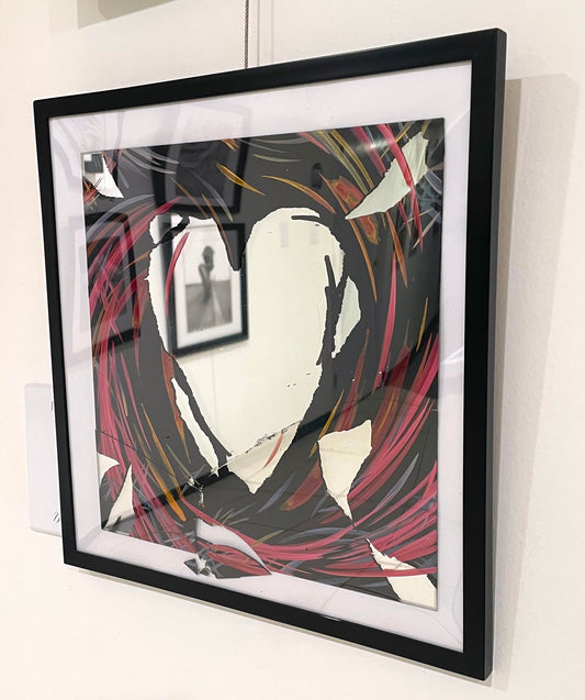Michael Carini broken mirror paintings
