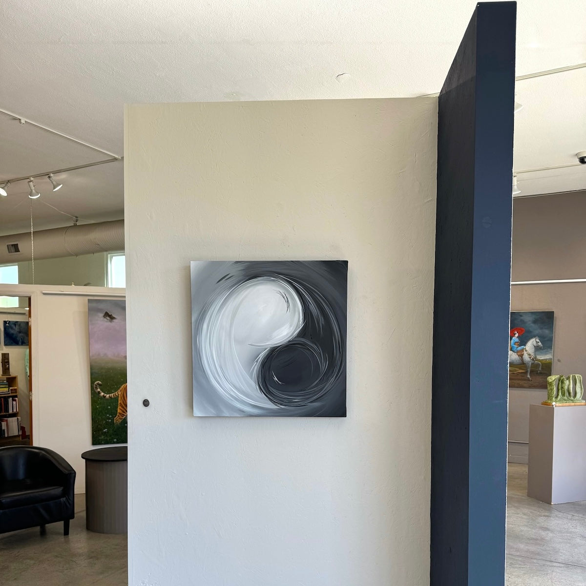 Michael Carini's beautiful and emotion filled abstract paintings on exhibit at local contemporary fine art gallery in San Diego, CA.