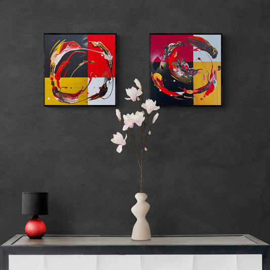 Michael Carini contemporary abstract paintings and interior decor for your walls in Palm Springs