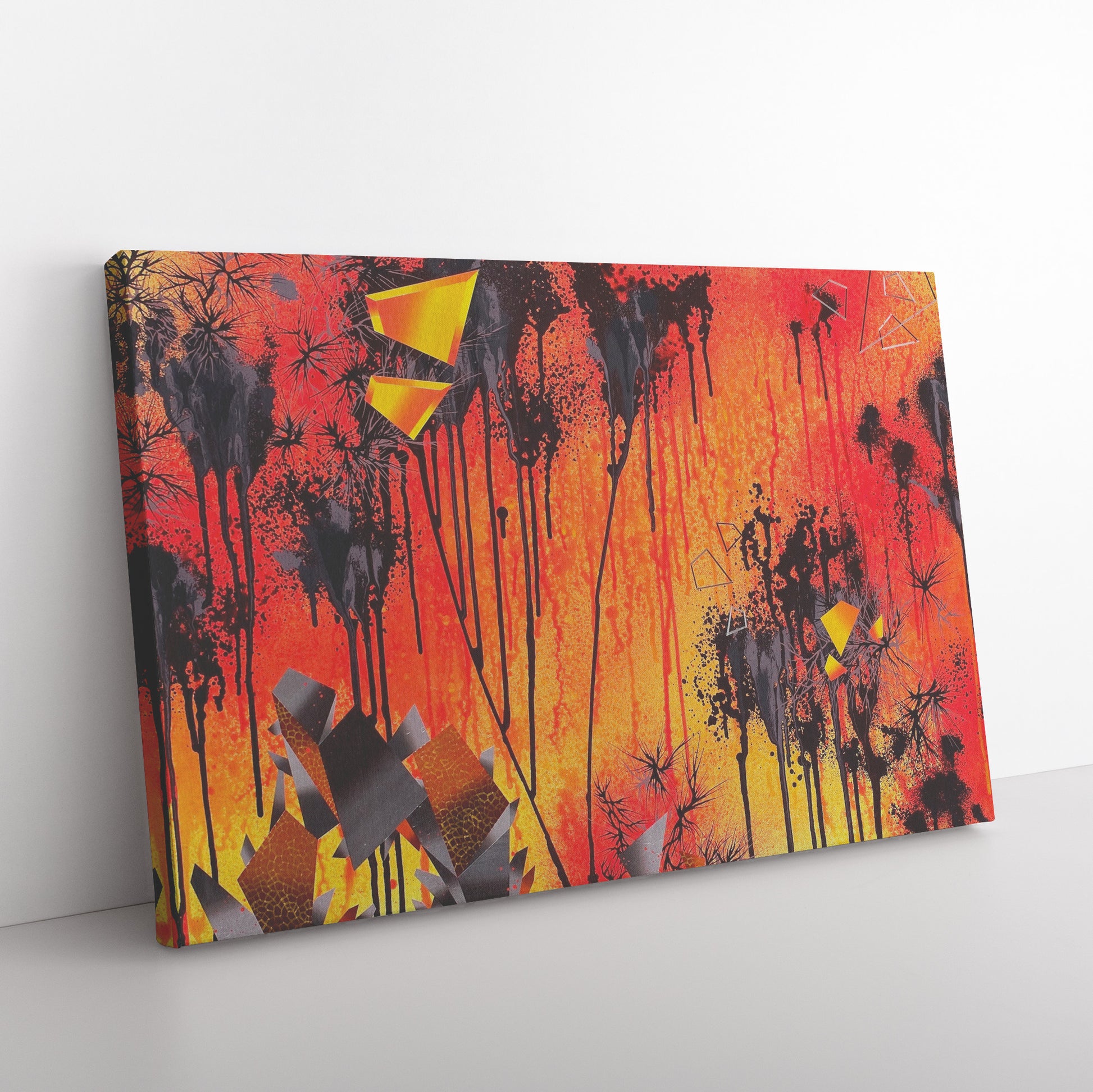 the coolest abstract canvas art from Michael Carini