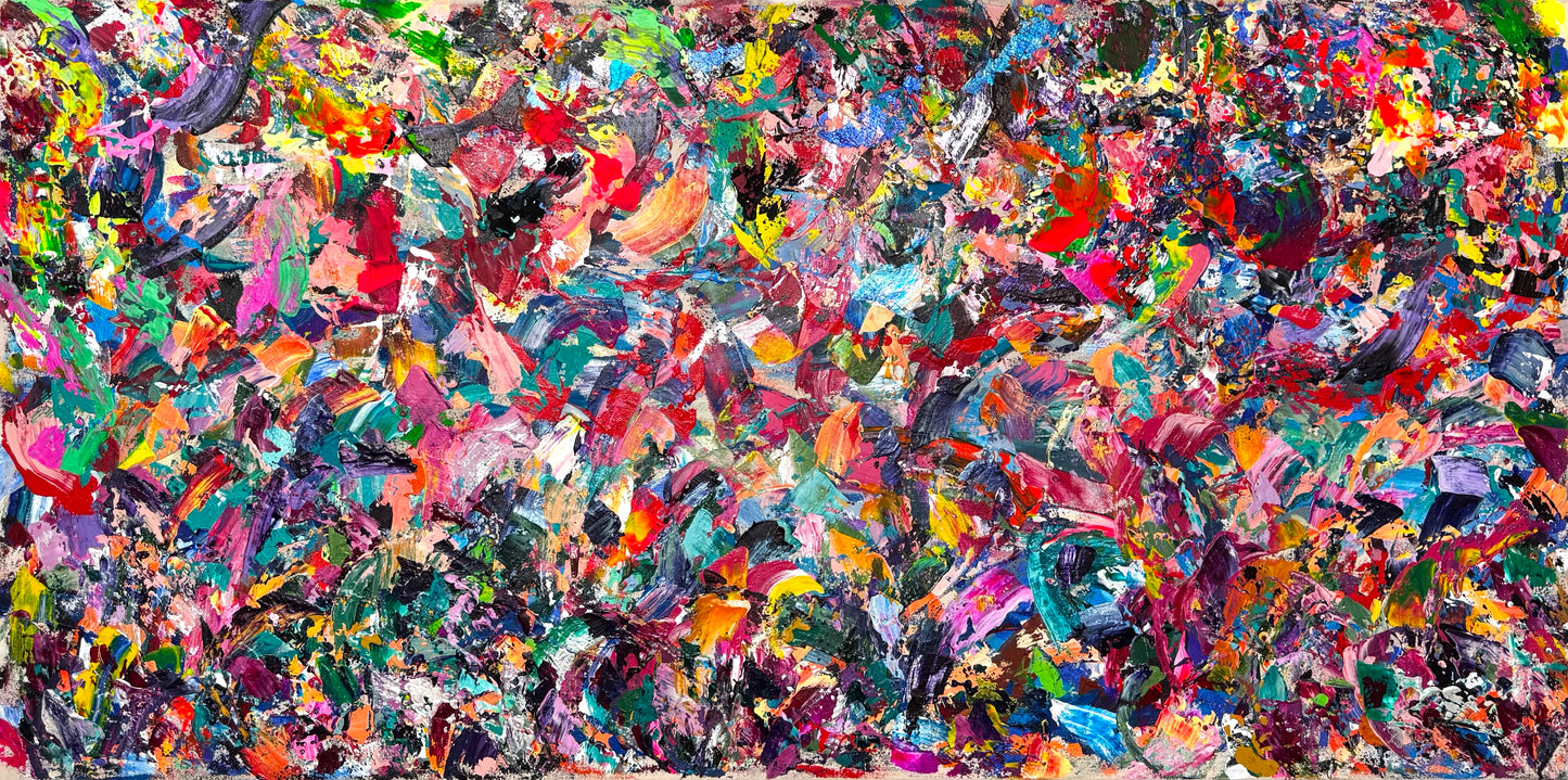 Texture and process art you can touch by contemporary abstract artist Michael Carini in San Diego