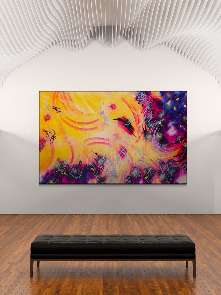 beautiful abstract gallery art by Michael Carini.