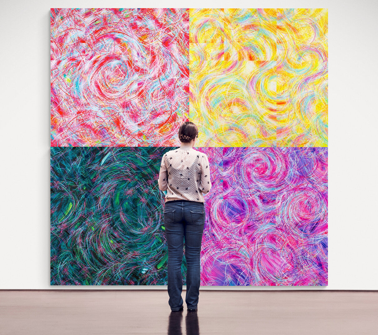 Laguna gallery art by contemporary abstract artist Michael Carini of Carini Arts