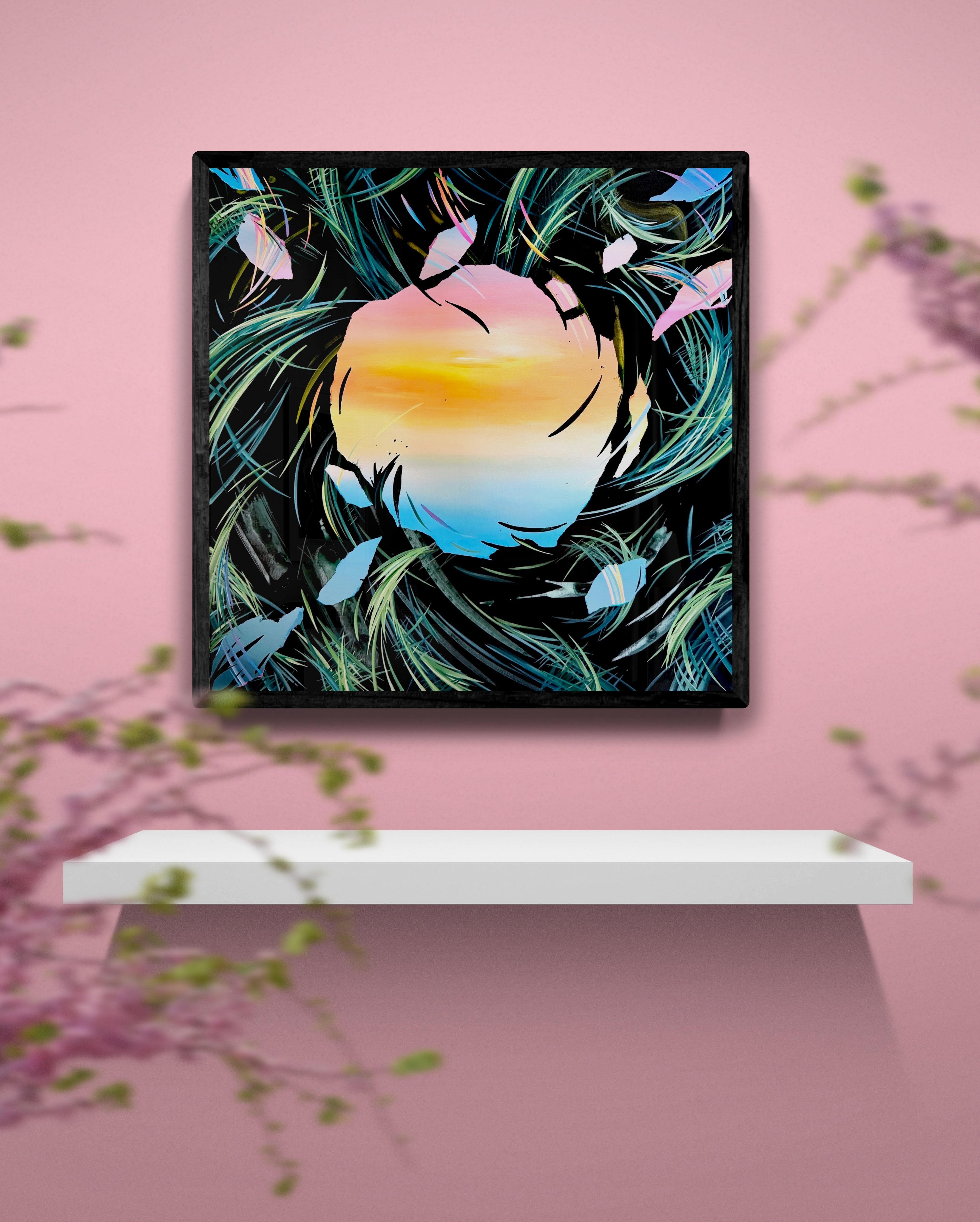 Painting from the Portals series by San Diego artist Michael Carini