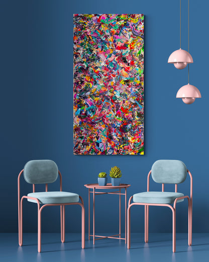 Texture and process art you can touch by contemporary abstract artist Michael Carini in Carmel Valley
