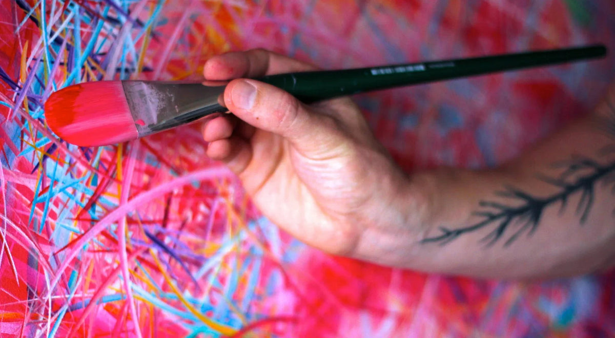 Michael Carini's expressive abstract paintings will help you to heal from your greatest wounds.