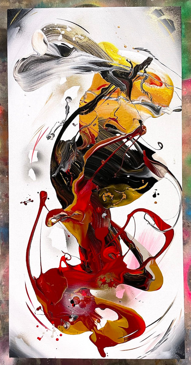 expressive abstract artwork by Carini