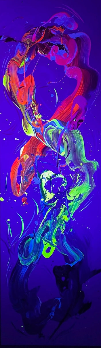 trippy abstract art by contemporary abstract artist Michael Carini